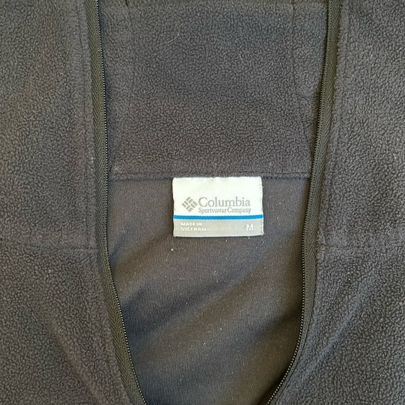 Black Columbia Quarter Zip Fleece, Medium Women’s - Picture 4 of 4